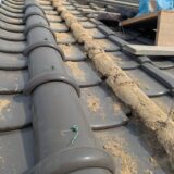 阿久比町で和瓦の風切丸を再施工した改修工事